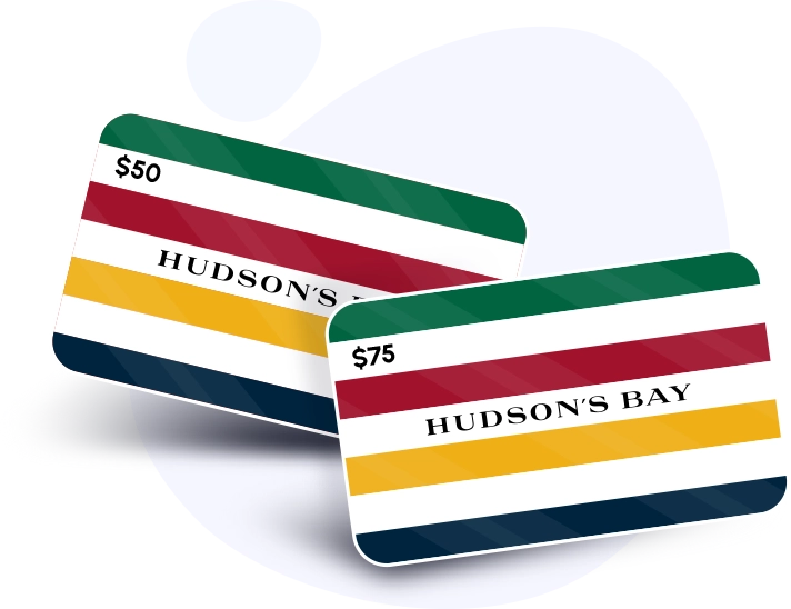 $50 HUDSON'S BAY Gift Card